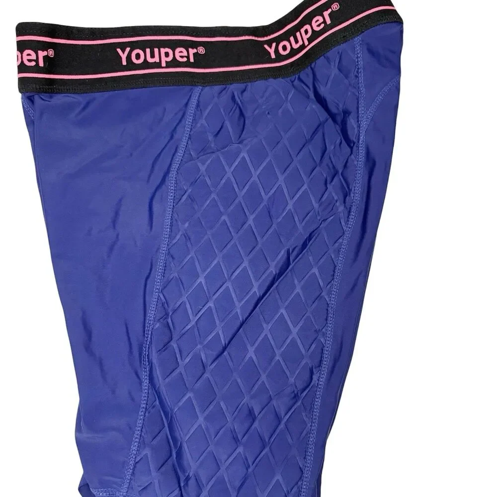 Youper Womens Size Medium Compression Padded Sliding Shorts